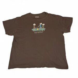 Urban Pipeline it’s all fun and games Brown indie Graphic Tee